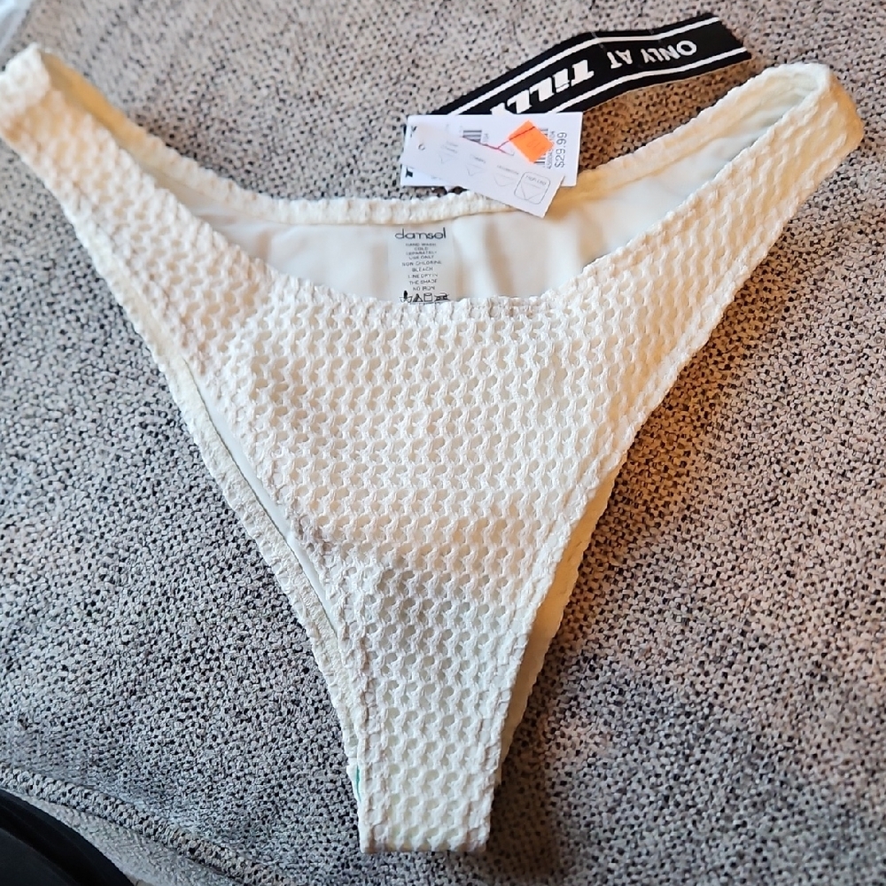 Tilly's Cream Bikini Bottom